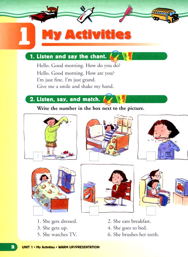 unit 1 My Activities(第2页)