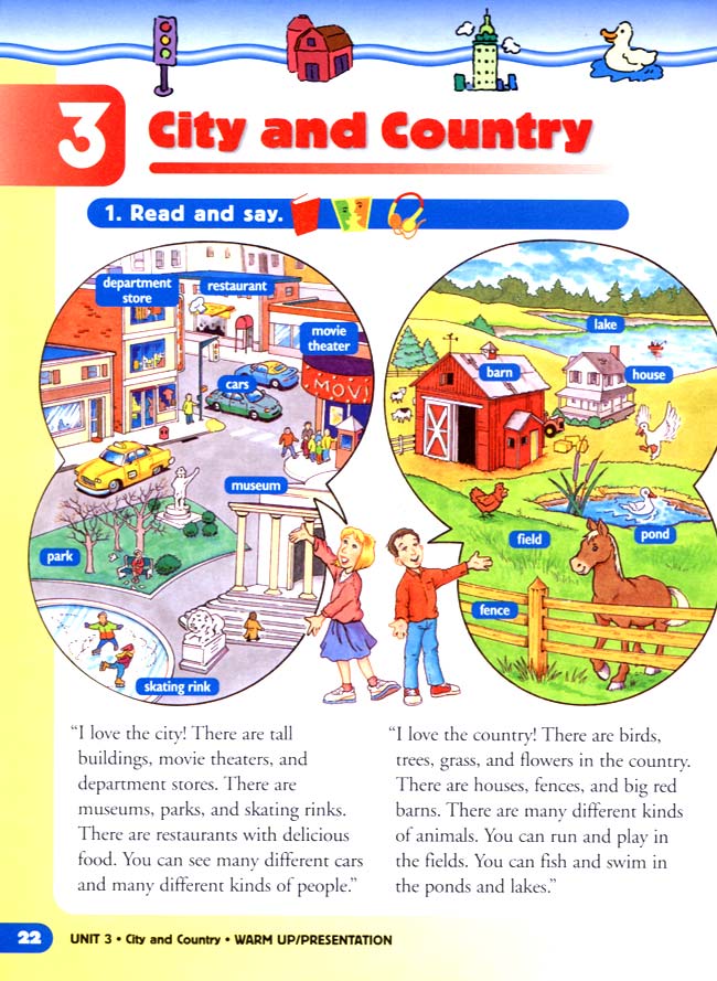 unit 3 City and Country(第22页)