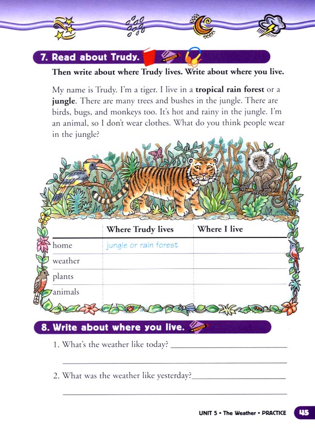 unit 5 The Weather(第45页)