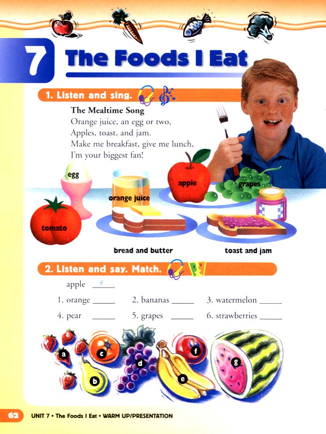 unit 7 The Foods I Eat(第62页)
