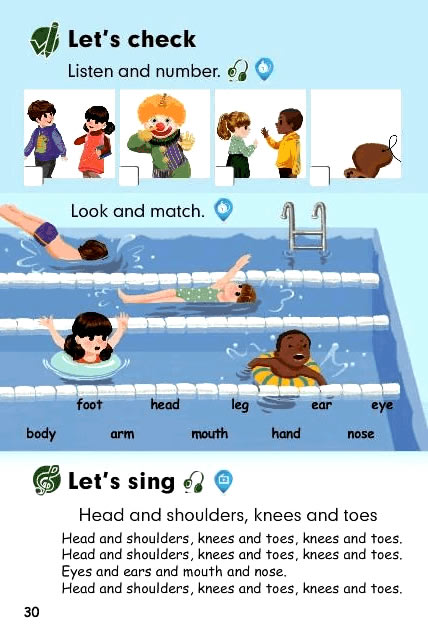 Unit 3 Look at me!(第30页)