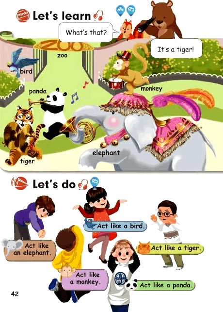 Unit 4 We love animals(第42页)