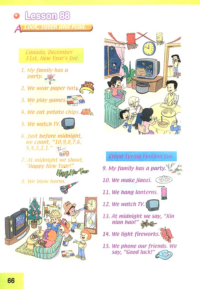 Unit 15 Family Activities(第66页)