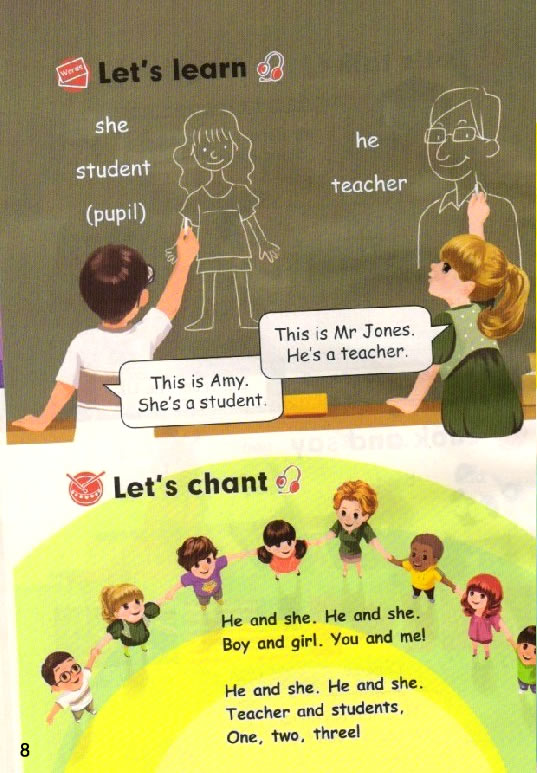 Unit 1 Welcome back to school!(第8页)