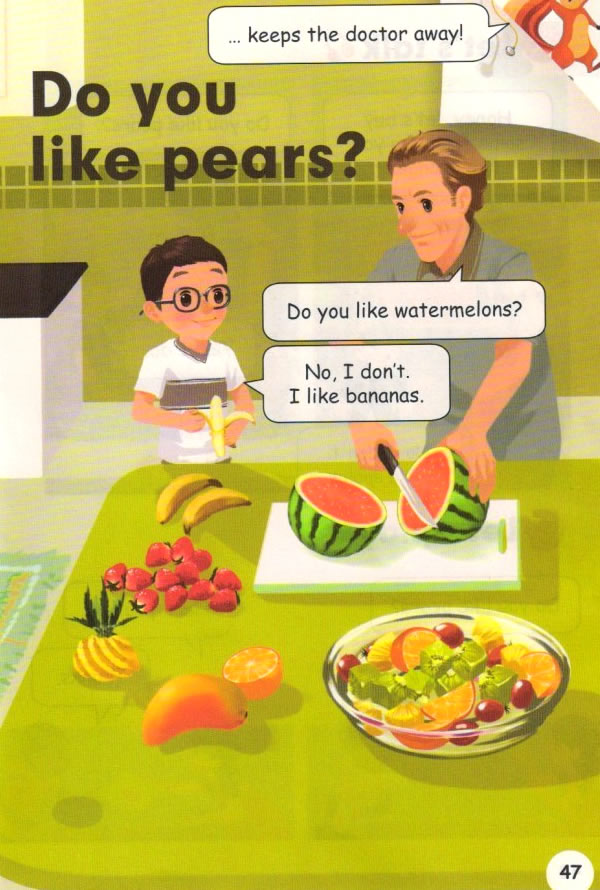 Unit 5 Do you like pears?(第47页)