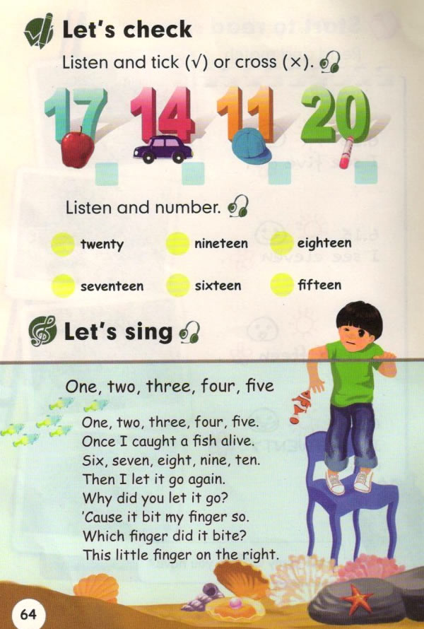 Unit 6 How many?(第64页)