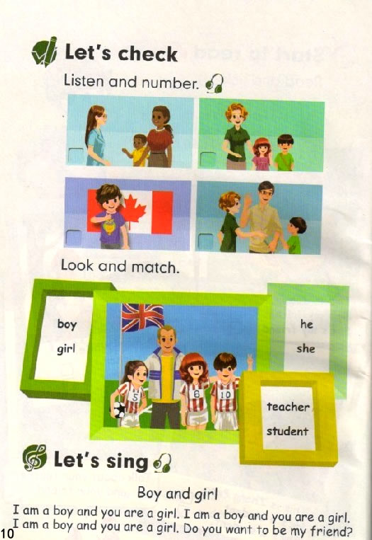 Unit 1 Welcome back to school!(第10页)