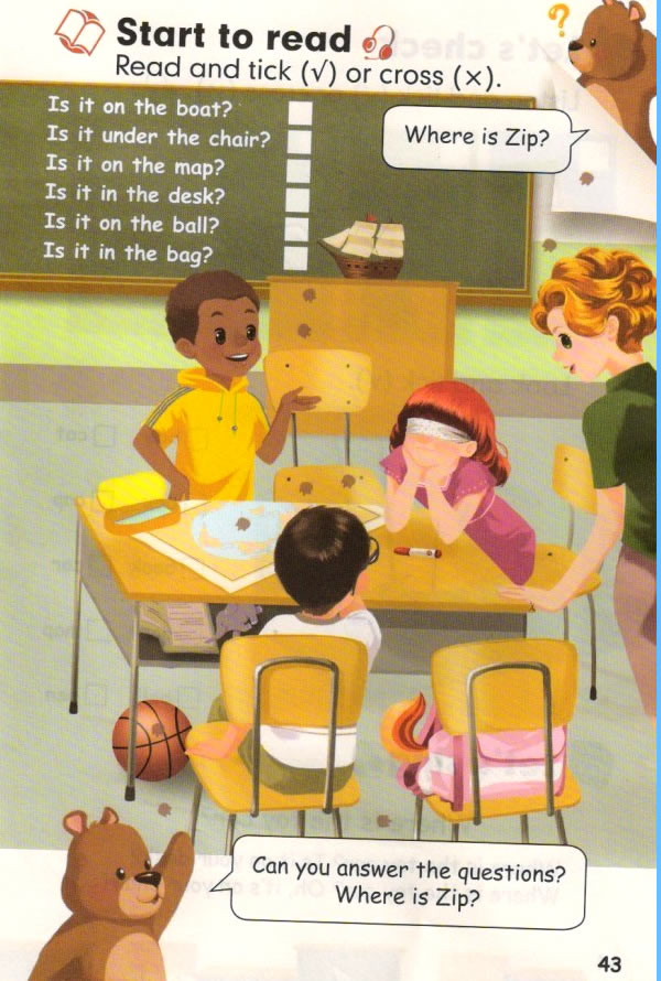 Unit 4 Where is my car?(第43页)