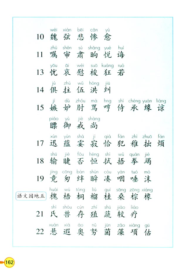 生字表（一）(第163页)