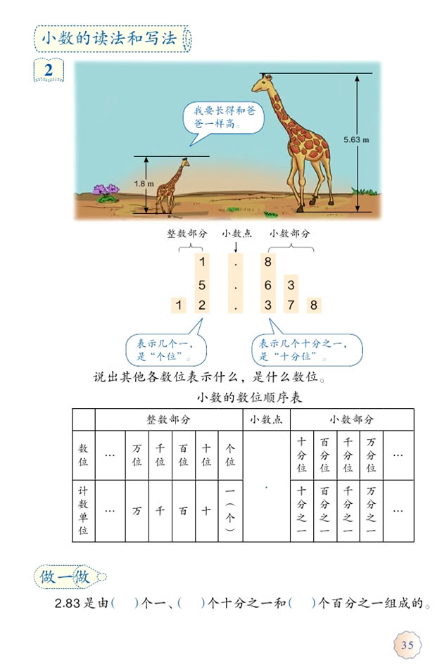 4 小数的意义和性质(第35页)