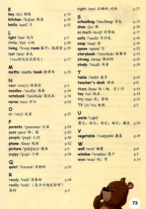 Vocabulary(第73页)