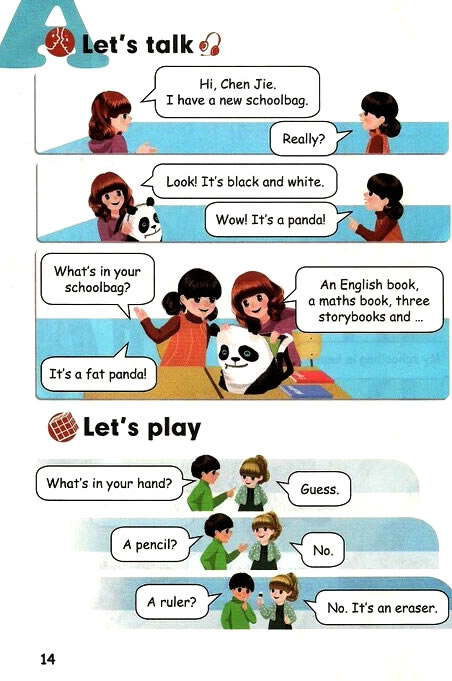 Unit 2 My schoolbag(第14页)