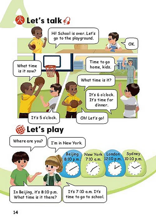 Unit 2 What time is it?(第14页)