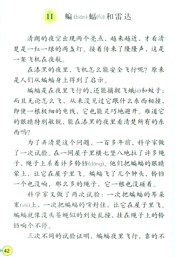 11 蝙蝠和雷达(第42页)