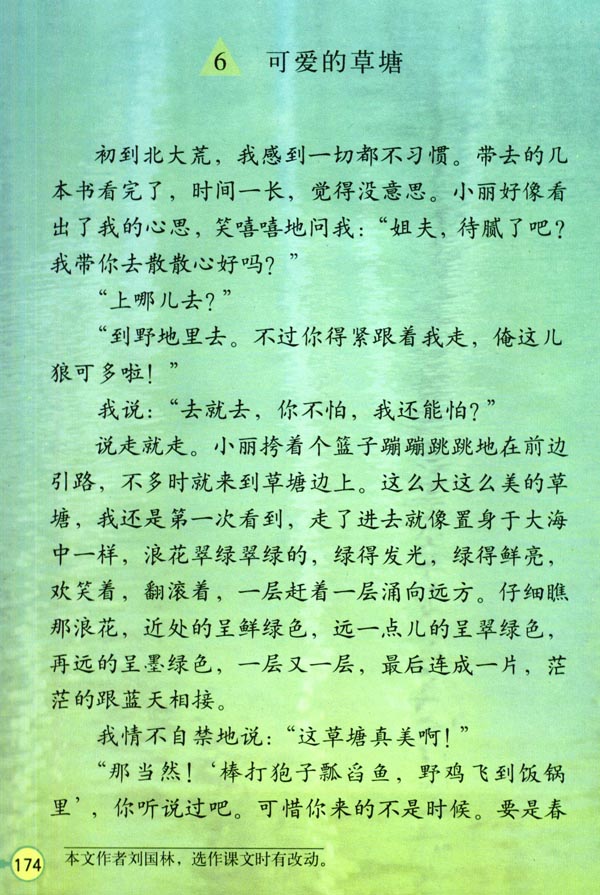6 可爱的草塘(第174页)