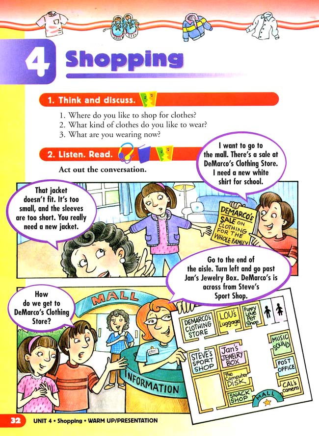 Unit 4 Shopping(第32页)