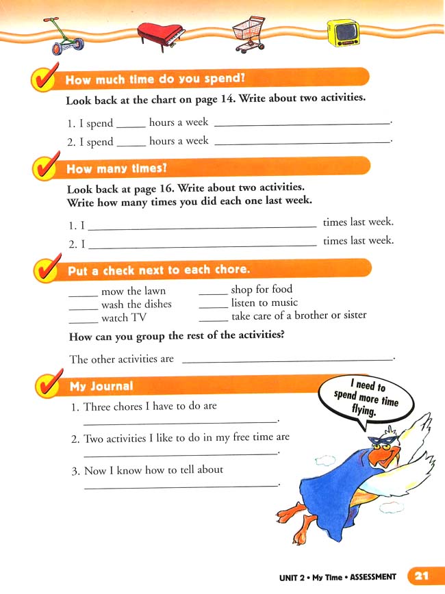 Unit 2 My Time(第21页)