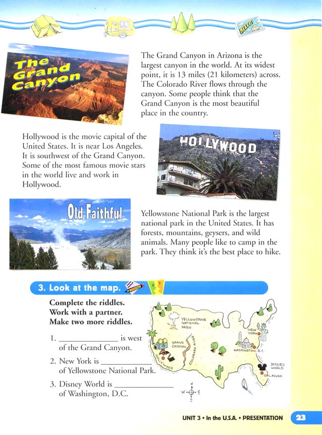 Unit 3 In the U.S.A.(第23页)