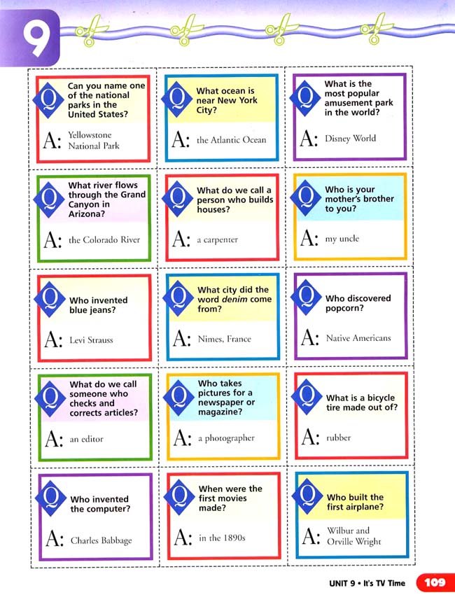 Unit 8 A Small World(第101页)