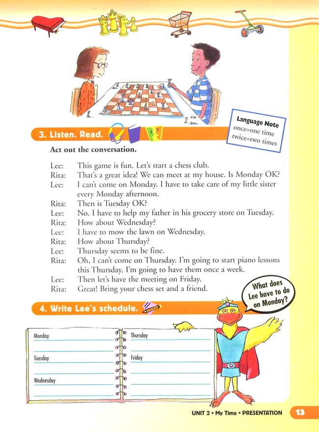 Unit 2 My Time(第13页)