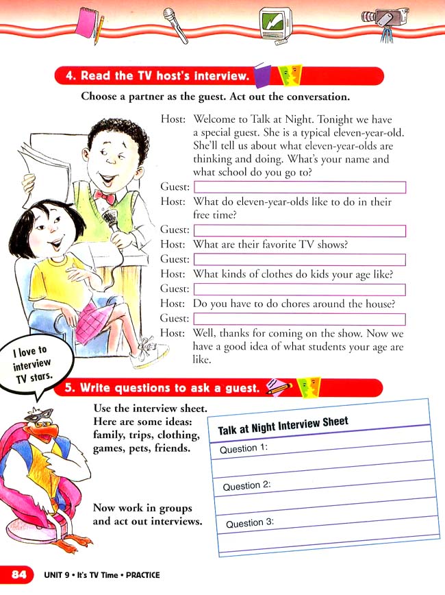 Unit 8 A Small World(第84页)