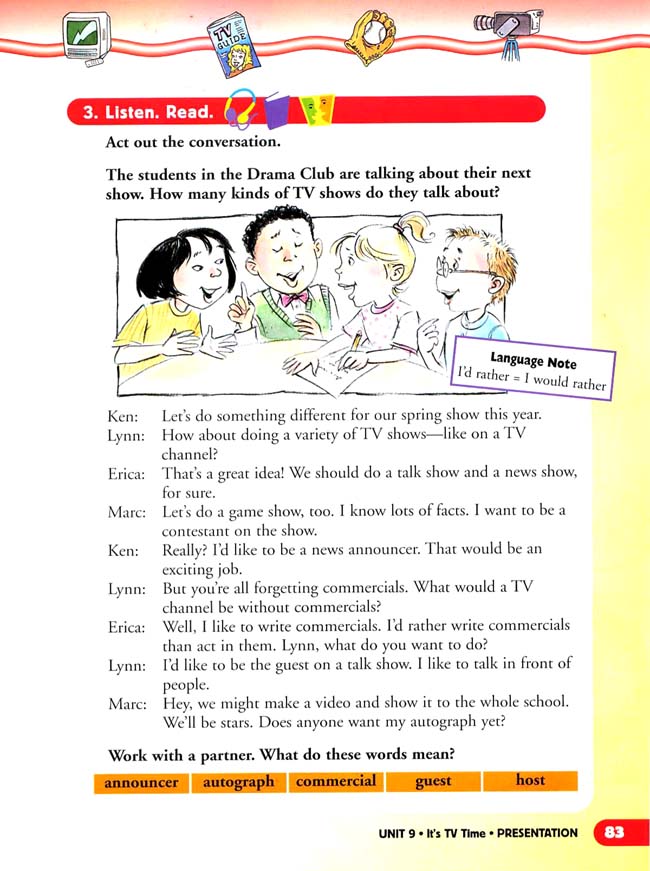 Unit 8 A Small World(第83页)