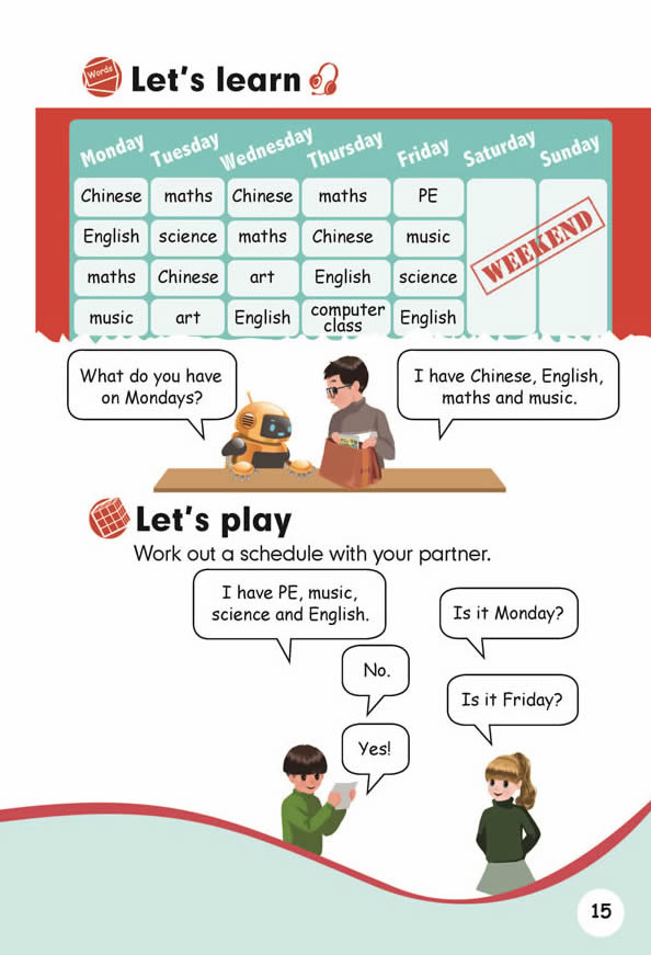 Unit 2 My week(第15页)