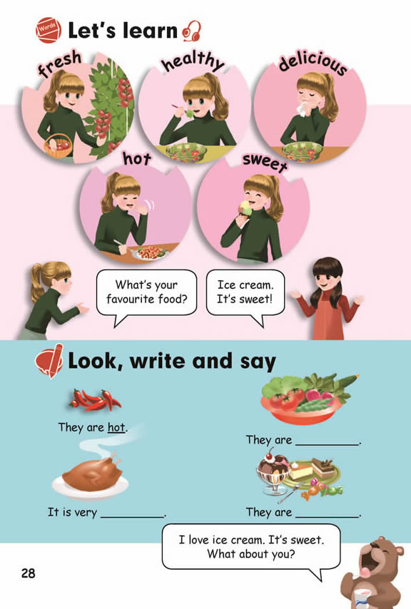 Unit 3 What would you like?(第28页)