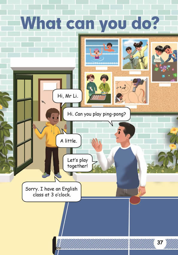 Unit 4 What can you do?(第37页)