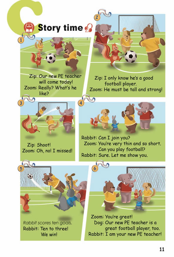 Unit 1 What&#39;s he like?(第11页)