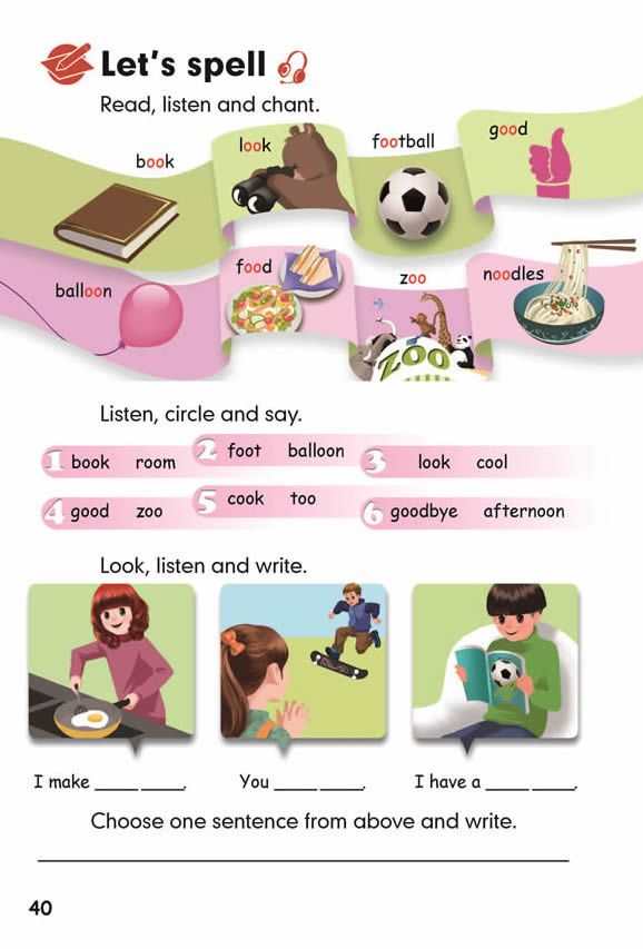 Unit 4 What can you do?(第40页)