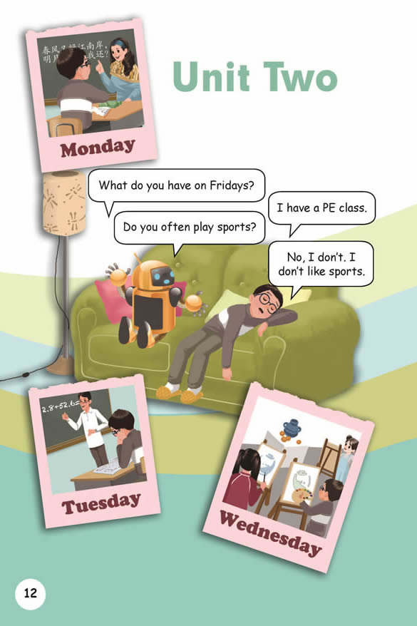 Unit 2 My week(第12页)