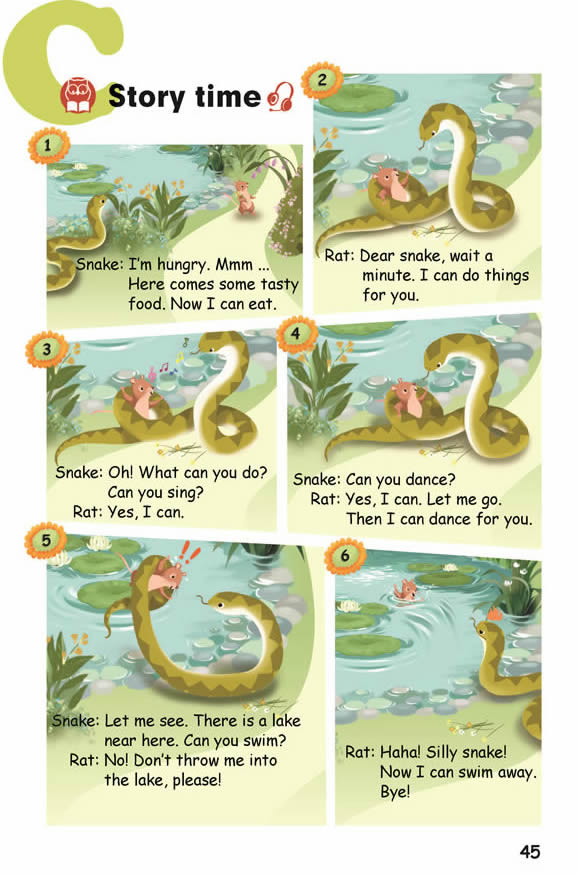 Unit 4 What can you do?(第45页)