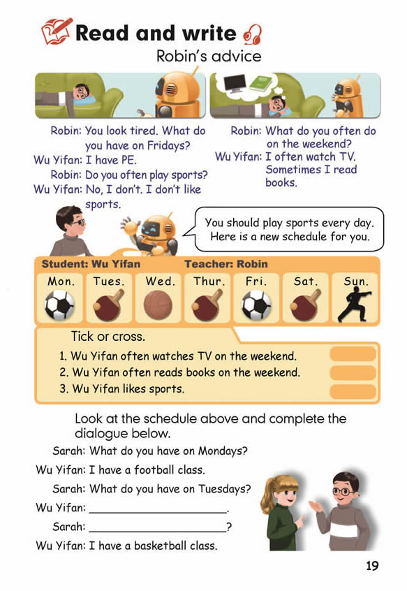 Unit 2 My week(第19页)