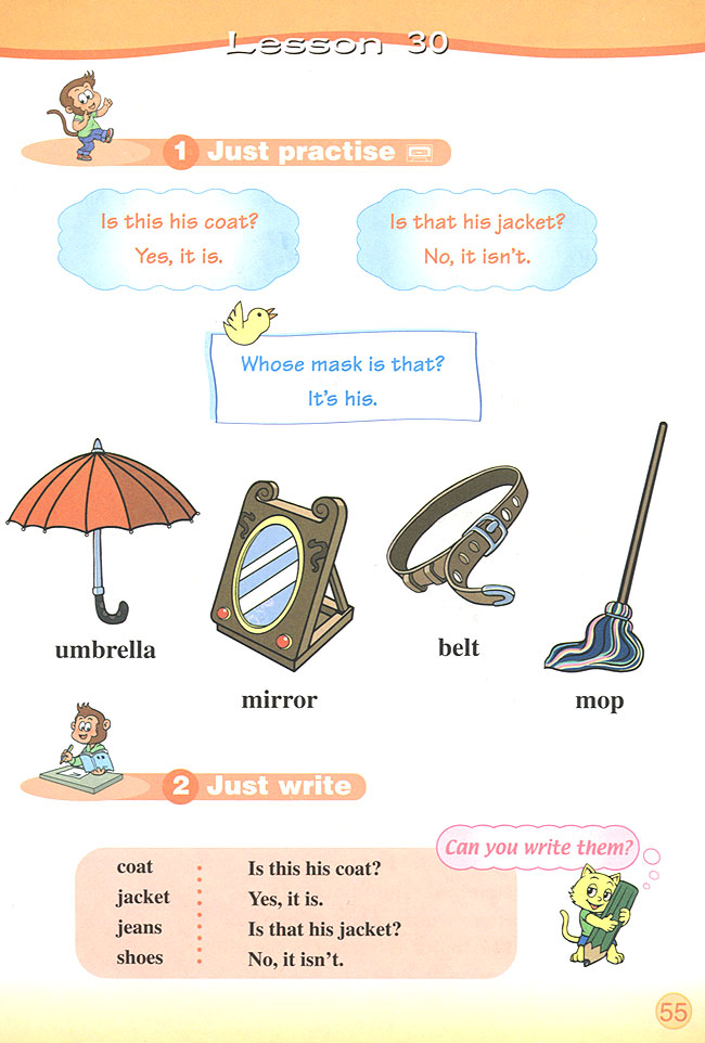 Unit 5 Is this your school bag? Lesson 25(第55页)