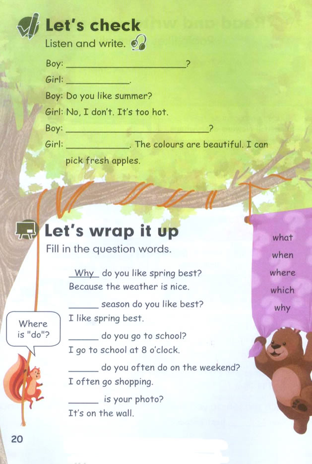 Unit 2 My favourite season(第15页)