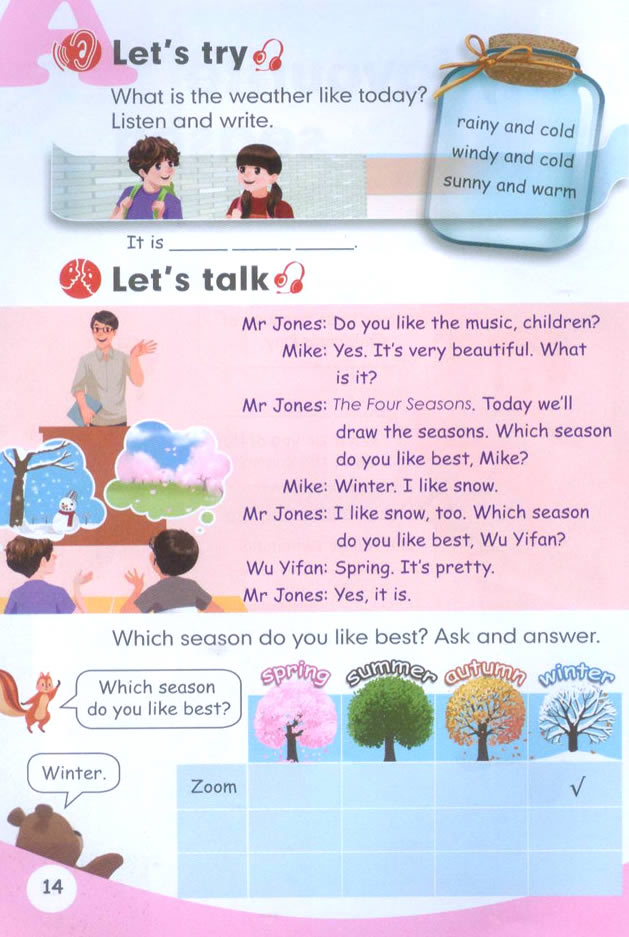 Unit 1 My day?(第9页)