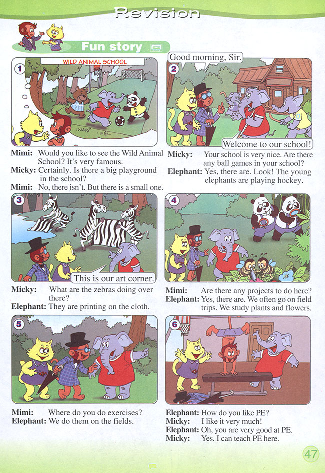 Unit 4 Is there a library in your class?(第47页)