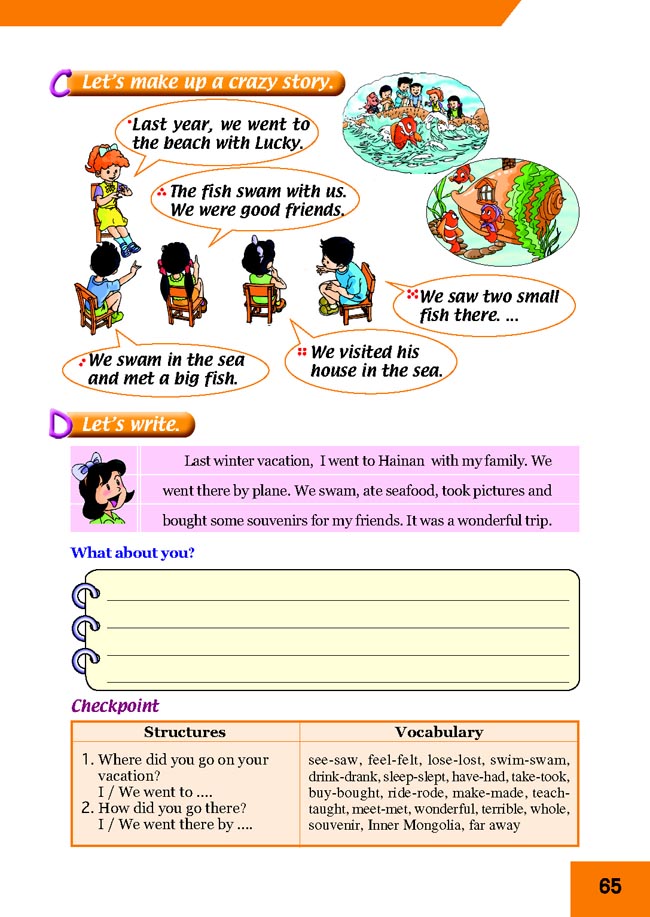 Unit 14 A Great Trip(第65页)