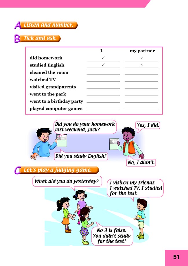 Unit 13 Last weekend(第51页)