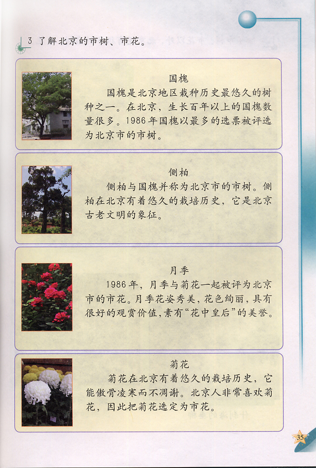 3 北京的市树和市花(第35页)