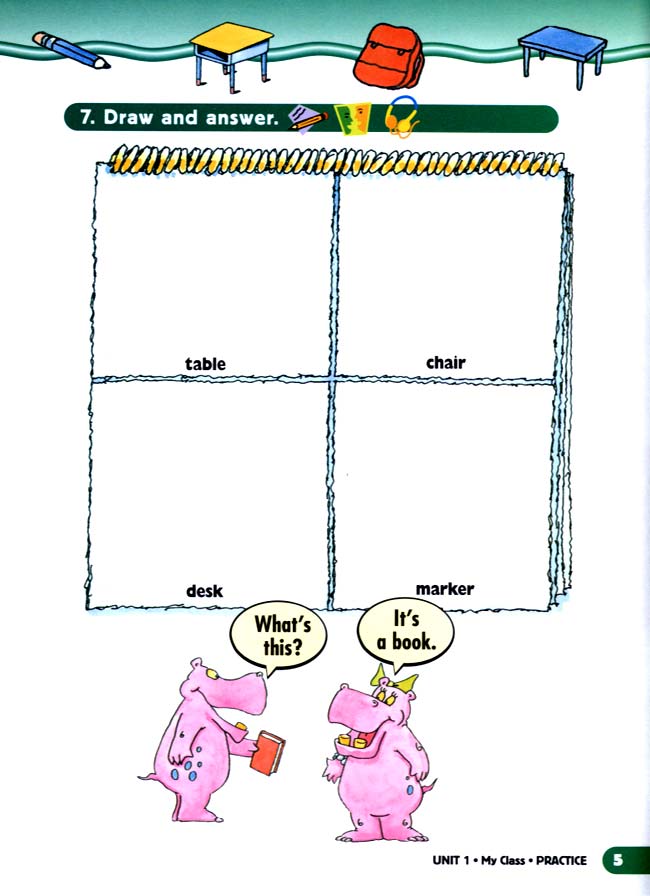 unit 1 My Class(第5页)