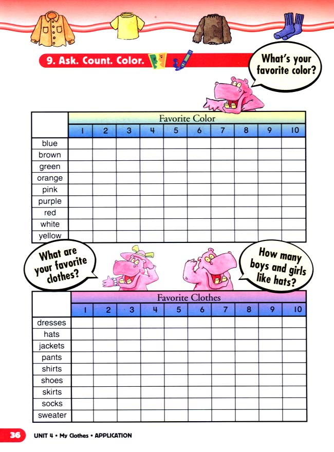 unit 4 My Clothes(第36页)