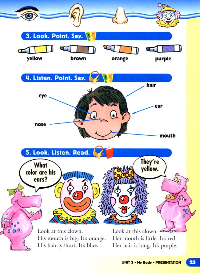 unit 3 My Body(第23页)