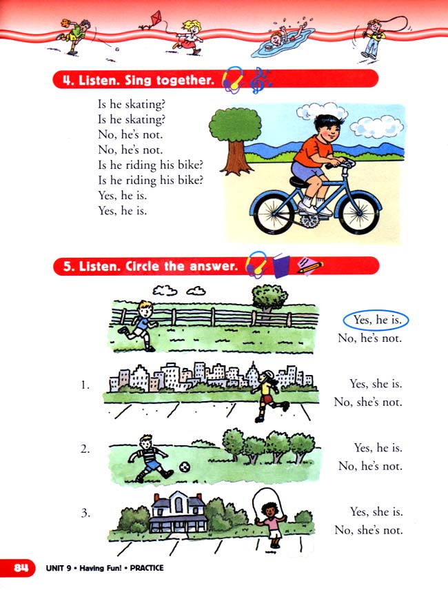 unit 9 Having Fun!(第84页)