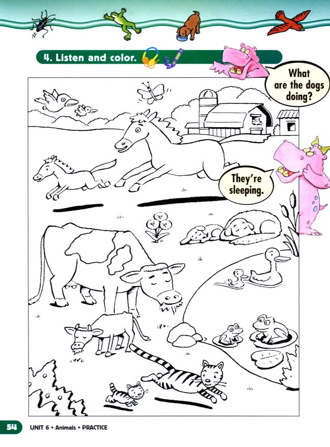 unit 6 Animals(第54页)