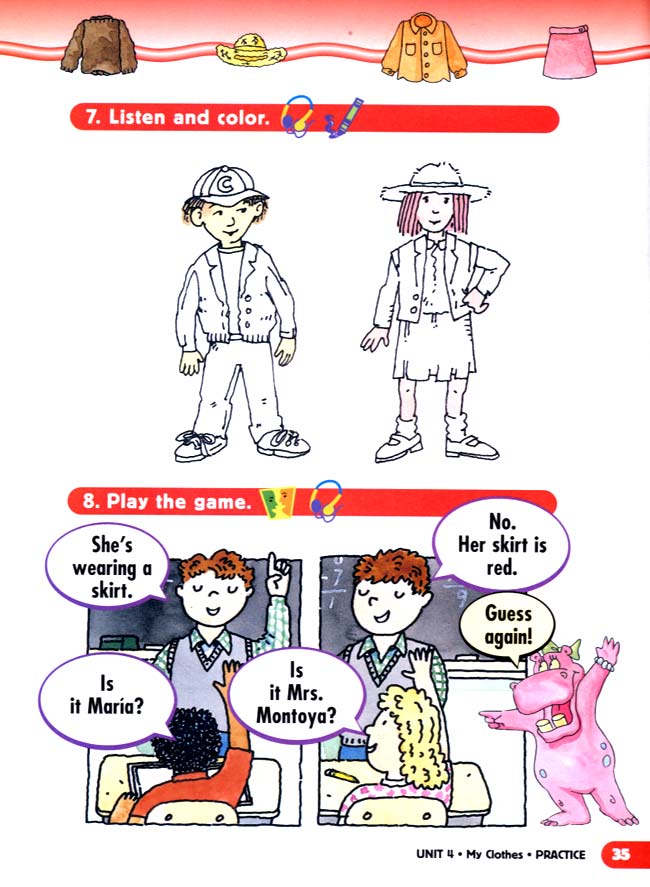 unit 4 My Clothes(第35页)